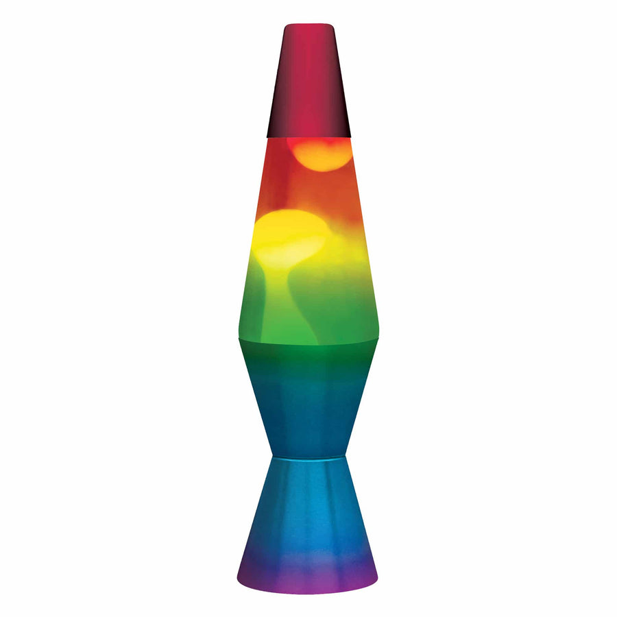 11.5″ LAVA LAMP RAINBOW – WHITE/TRICOLOR T1