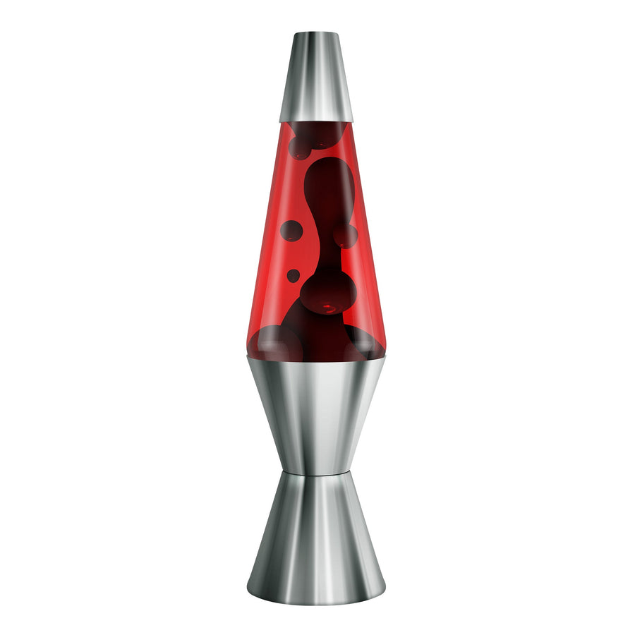 14.5″ LAVA LAMP CHROME PLATED CRIMSON X8