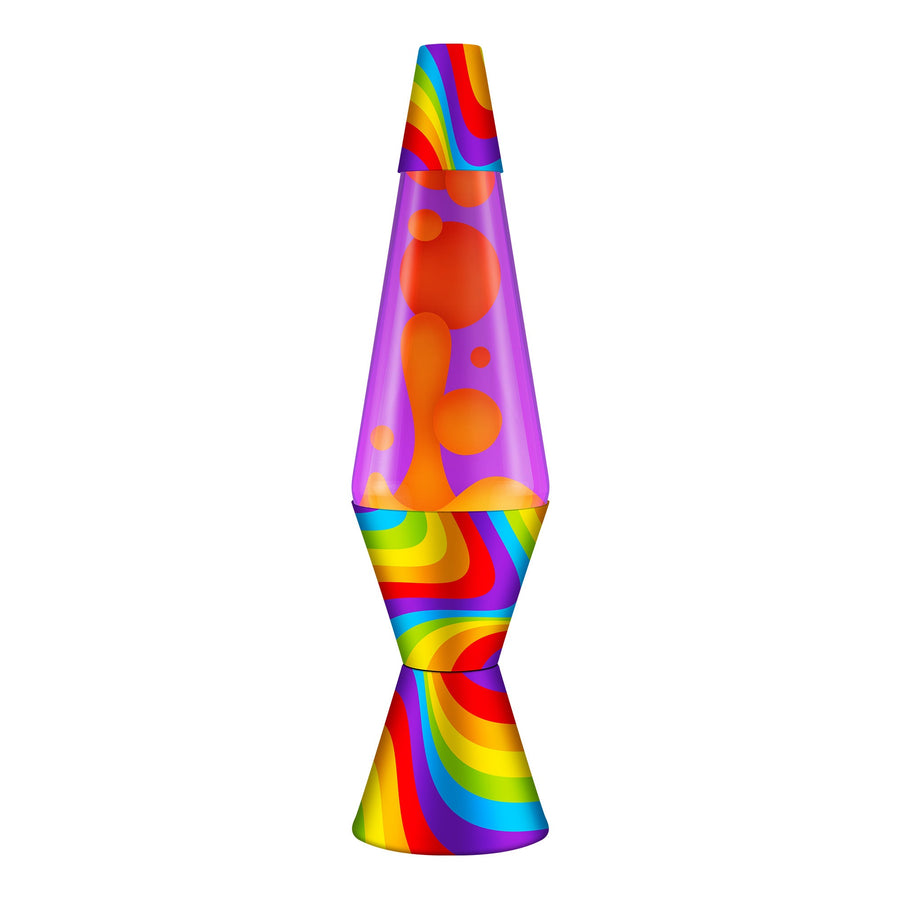 14.5″ LAVA LAMP FLOWING COLOR BANDS U7