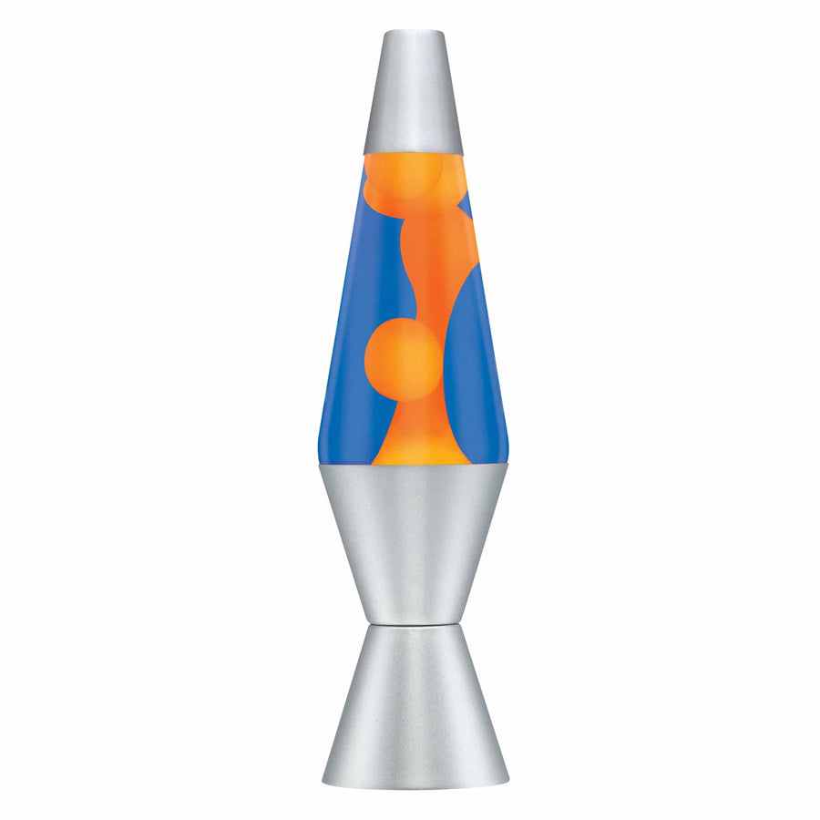 14.5” LAVA LAMP – ORANGE/BLUE/SILVER P1