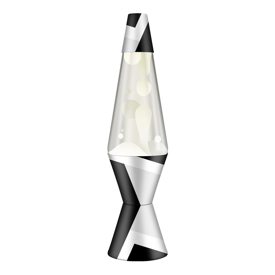 14.5″ LAVA LAMP POLYGONAL WHITE TONE Z6