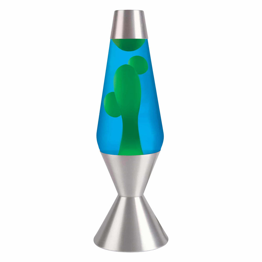 16.3″ LAVA LAMP – YELLOW/BLUE/SILVER S9