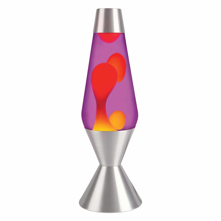 16.3″ LAVA LAMP – YELLOW/PURPLE/SILVER V0